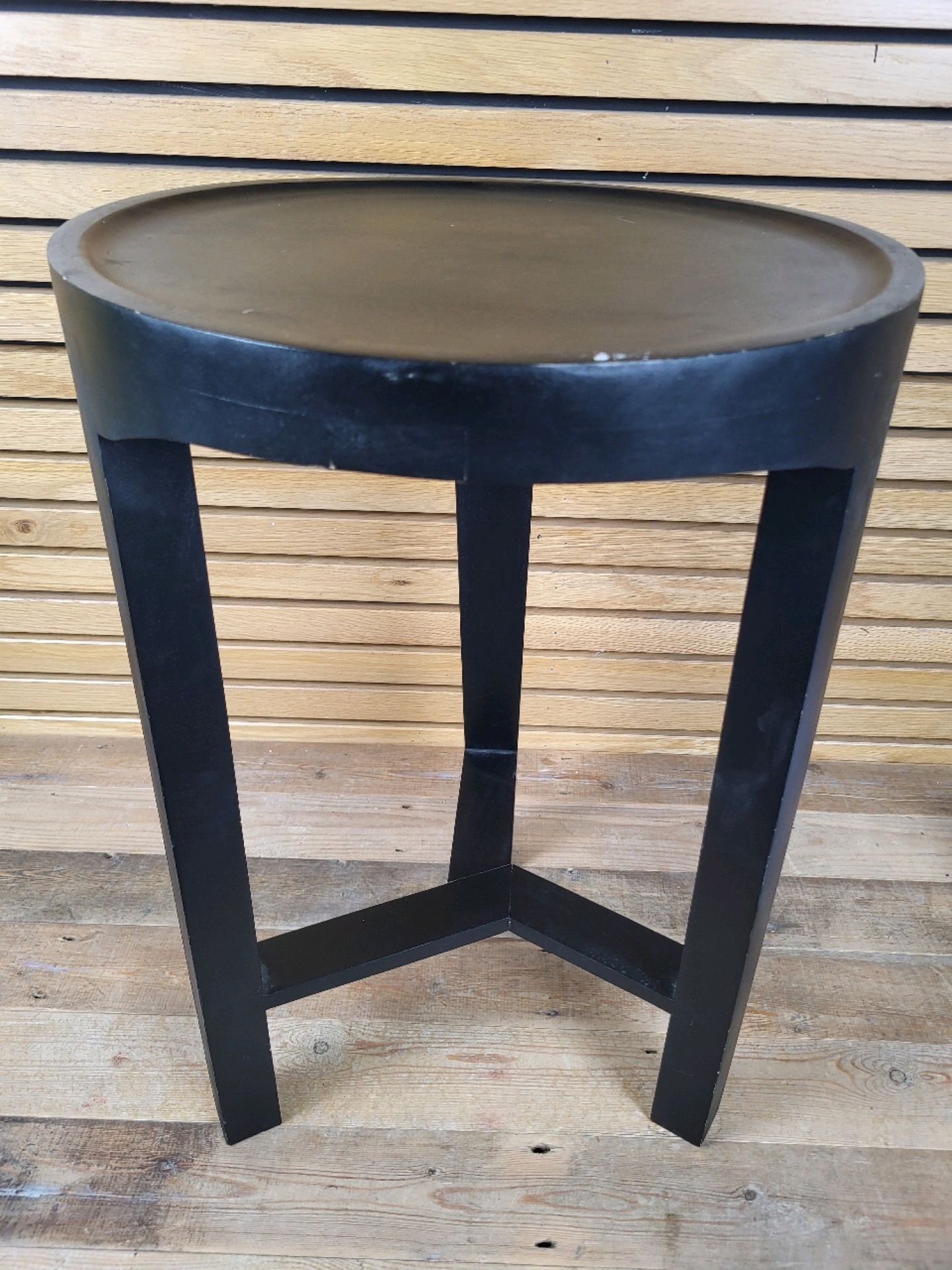 Black Wooden Amara Side Table - Image 2 of 3