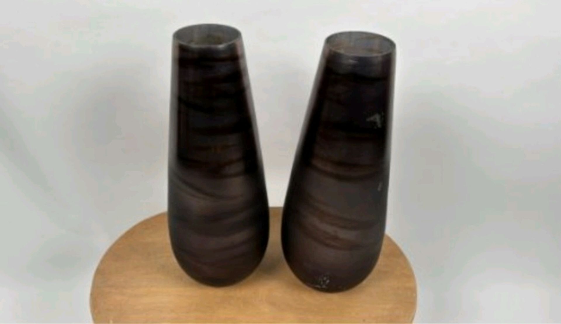 Amara Design Glass Vases x 2 - Image 3 of 4