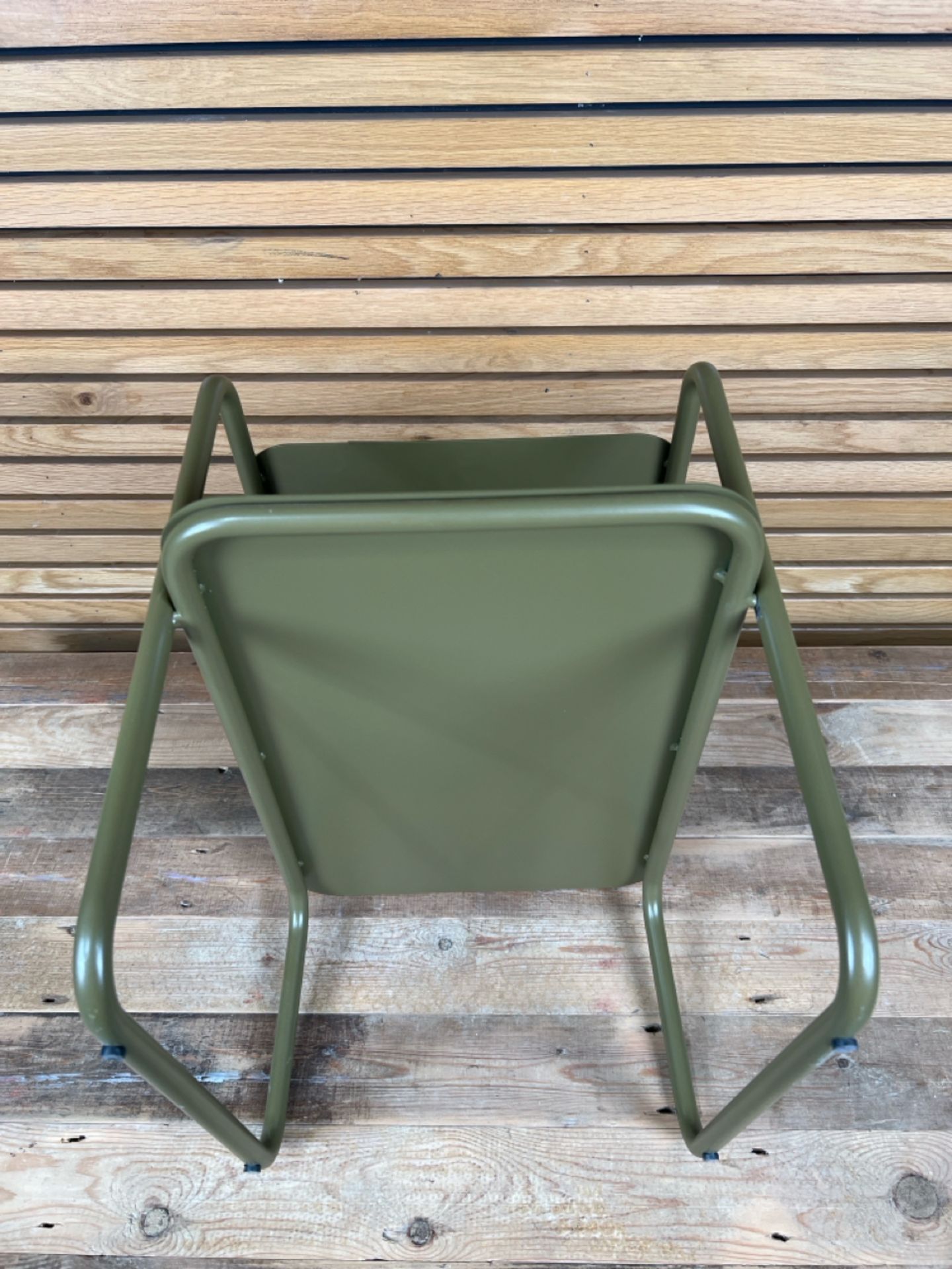Firm Living 2 Tier Side Table Olive Green - Image 3 of 3