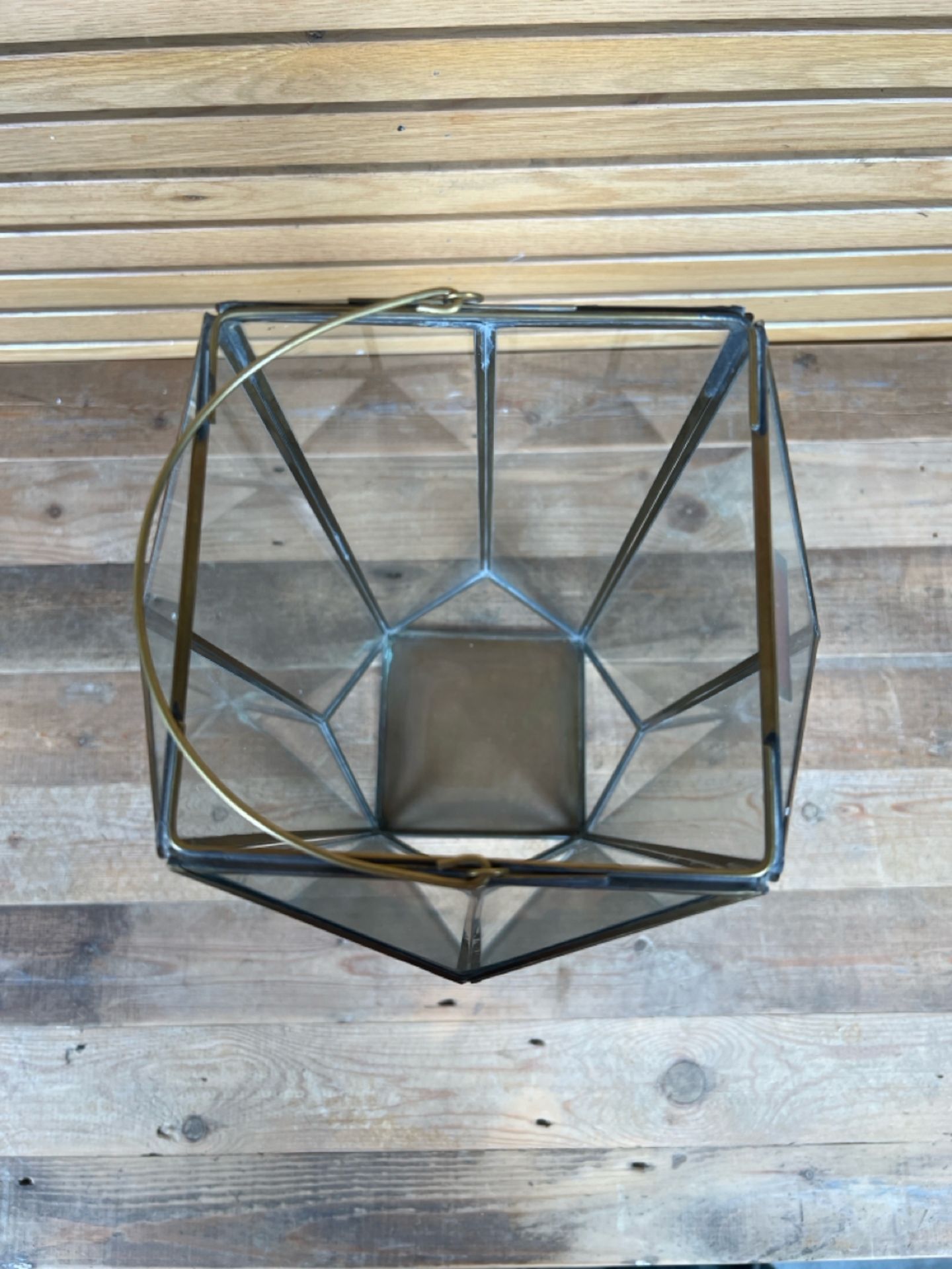 Glass Terrarium Lantern Tall - Image 2 of 2