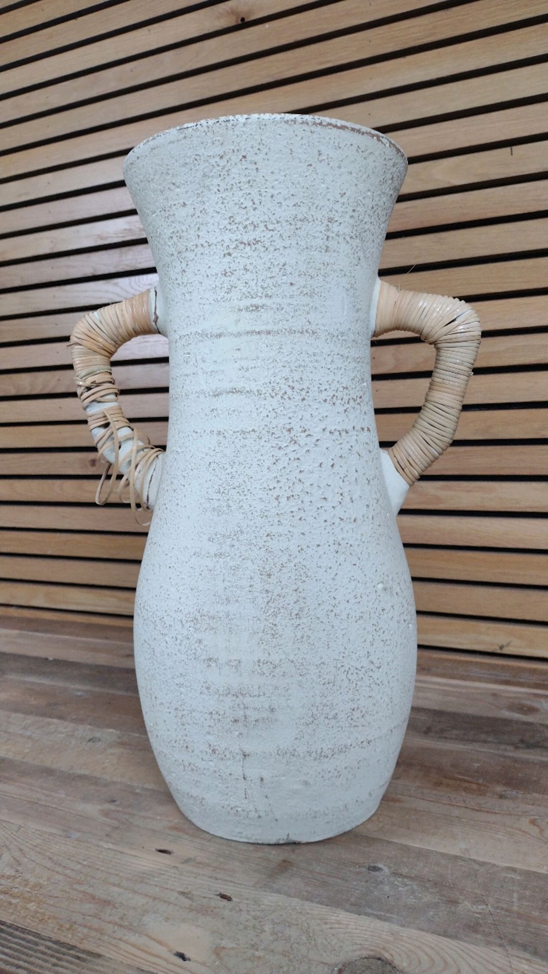 Amara Global Explorer White Wash Vase - tall