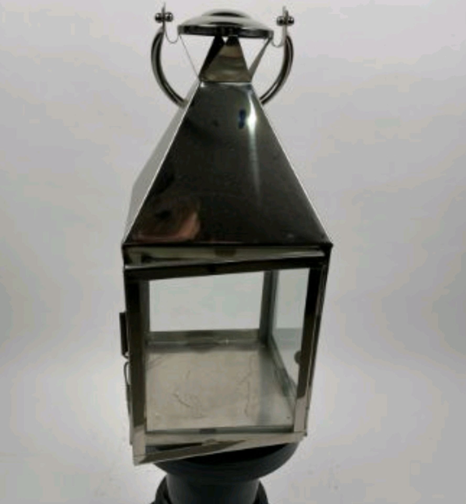 Outdoor Metal Lantern - Image 2 of 3