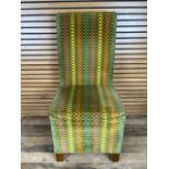 Fabric Patterned Chair