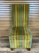 Fabric Patterned Chair