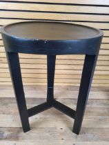 Black Wooden Amara Side Table