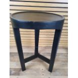 Black Wooden Amara Side Table