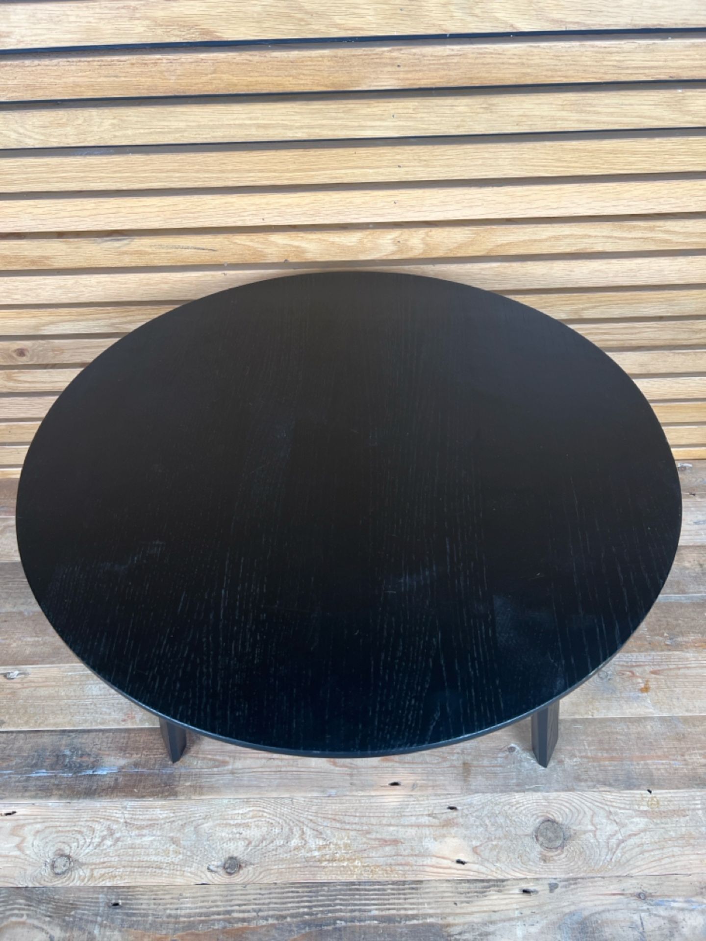 Amara Black Wood Coffee Table - Bild 2 aus 3
