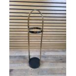 Amara Umbrella Stand Gold and Black