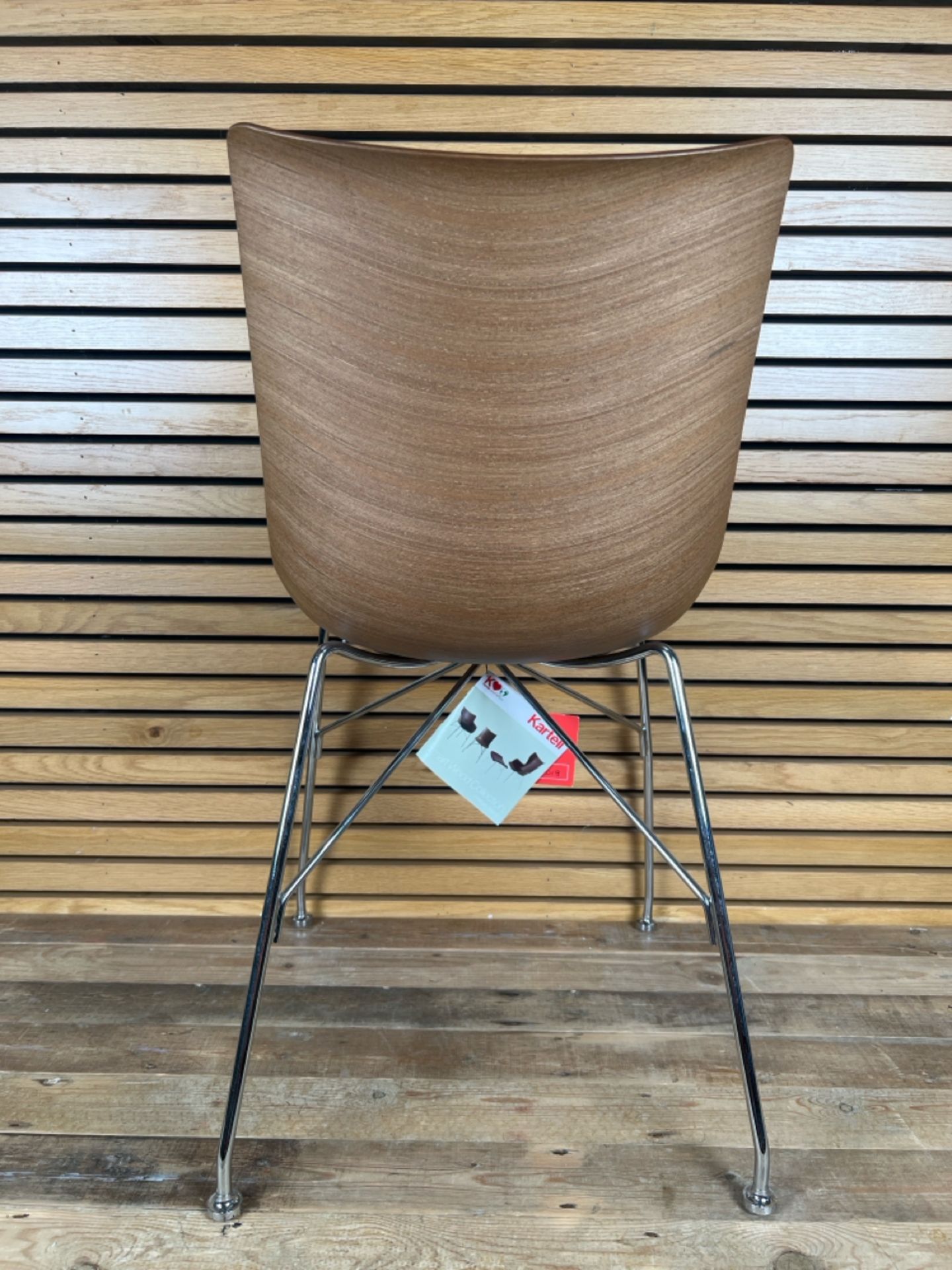 Kartell P/Wood Chair Designed By Philippe Stark - Bild 3 aus 7