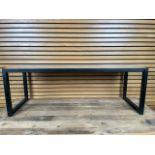 Retreat Metal Frame Bench