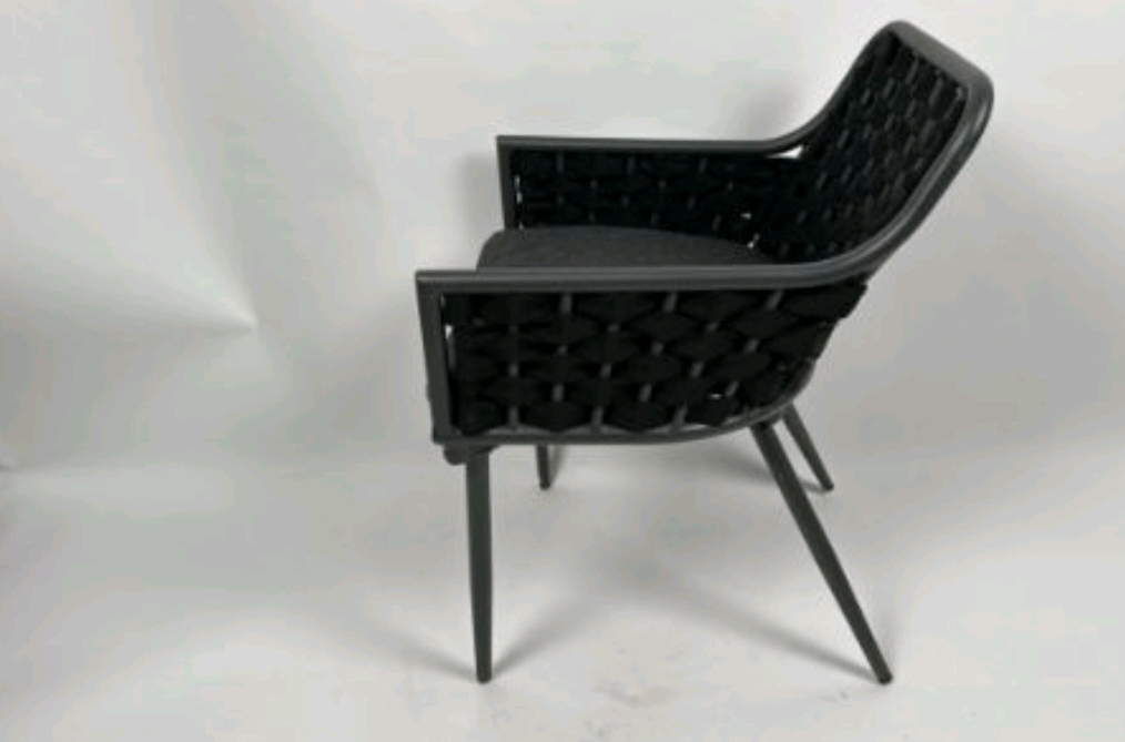 Renaissance Monza Outdoor Chair In Grey - Image 3 of 3
