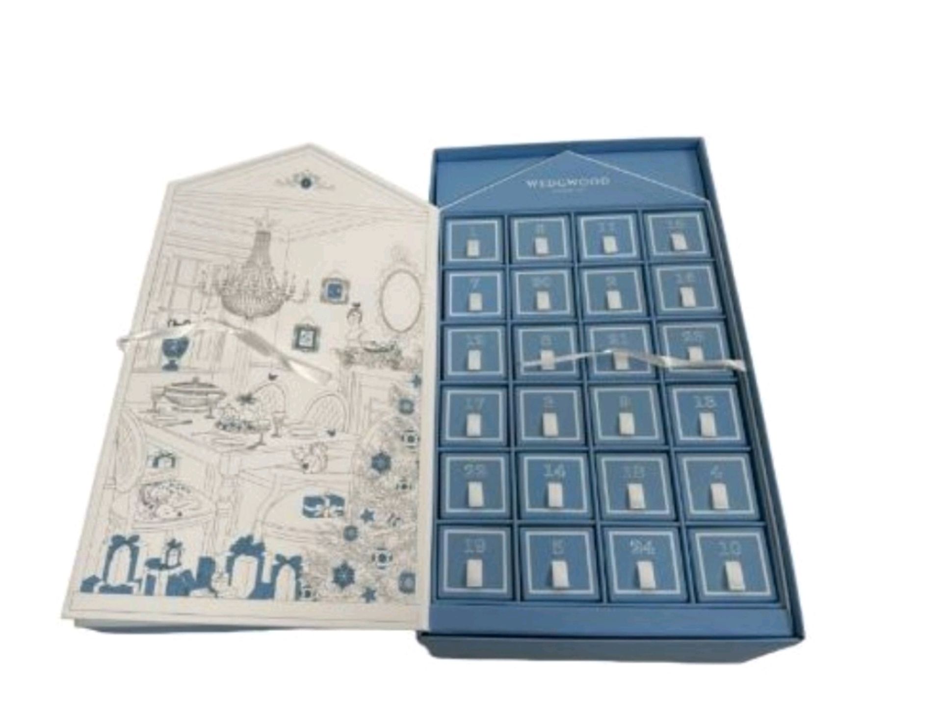 Wedgwood Fine Bone China Christmas Advent CalendarIncludes 24 Doors - Image 3 of 5