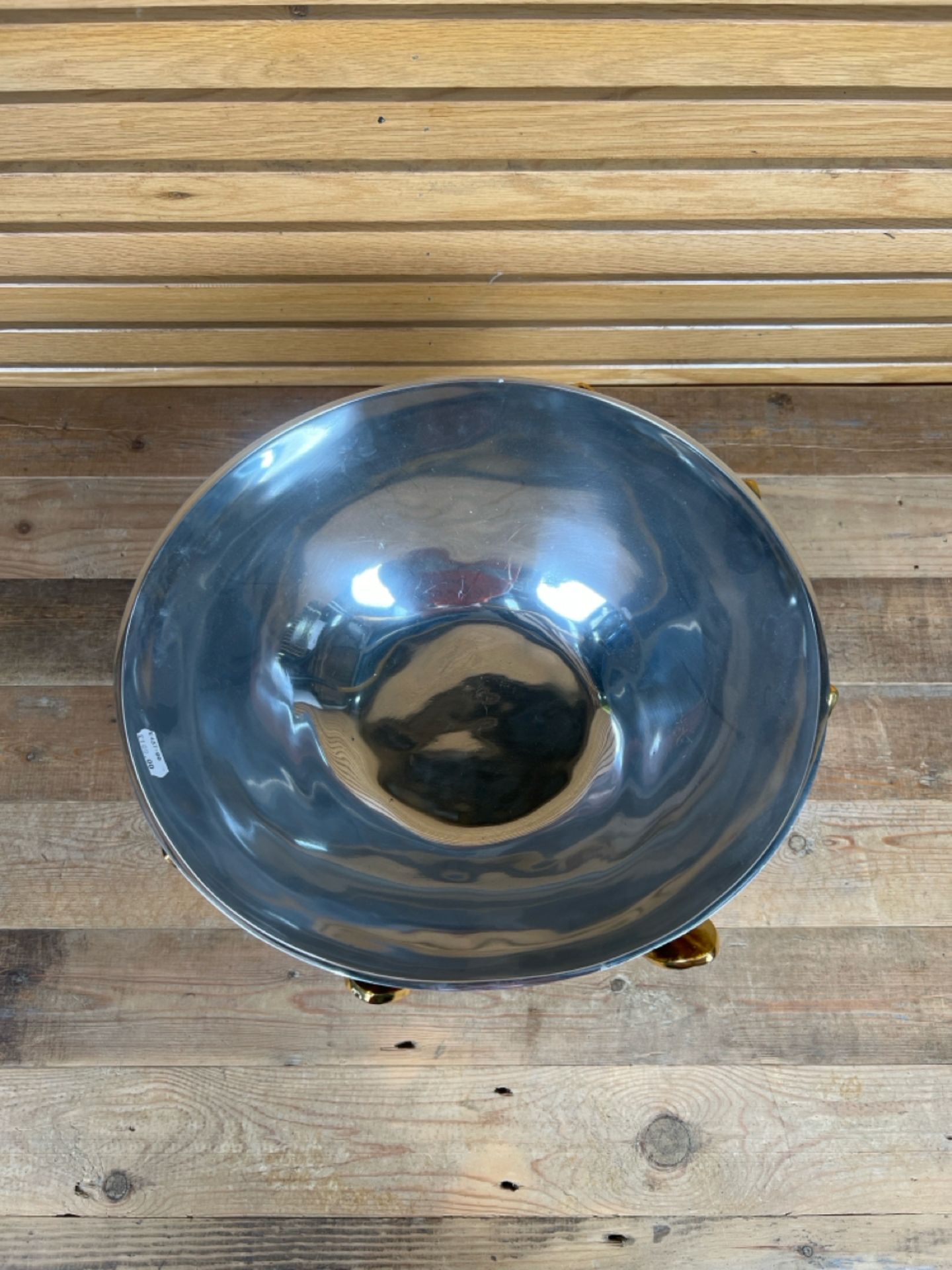 Nima Oberoi Feather Pedestal Decorative Bowl - Image 3 of 3