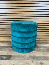 Amara Fabric Stool Teal