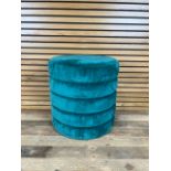 Amara Fabric Stool Teal