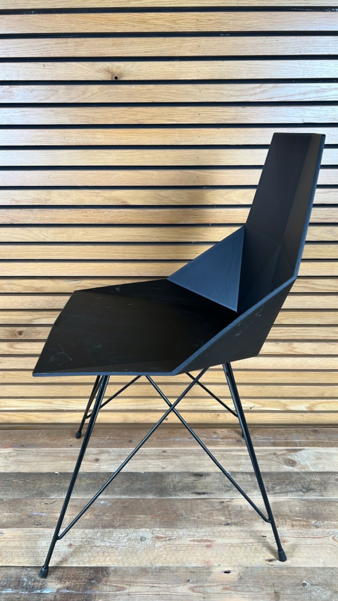 Faz Metal Side Chair - Image 3 of 4