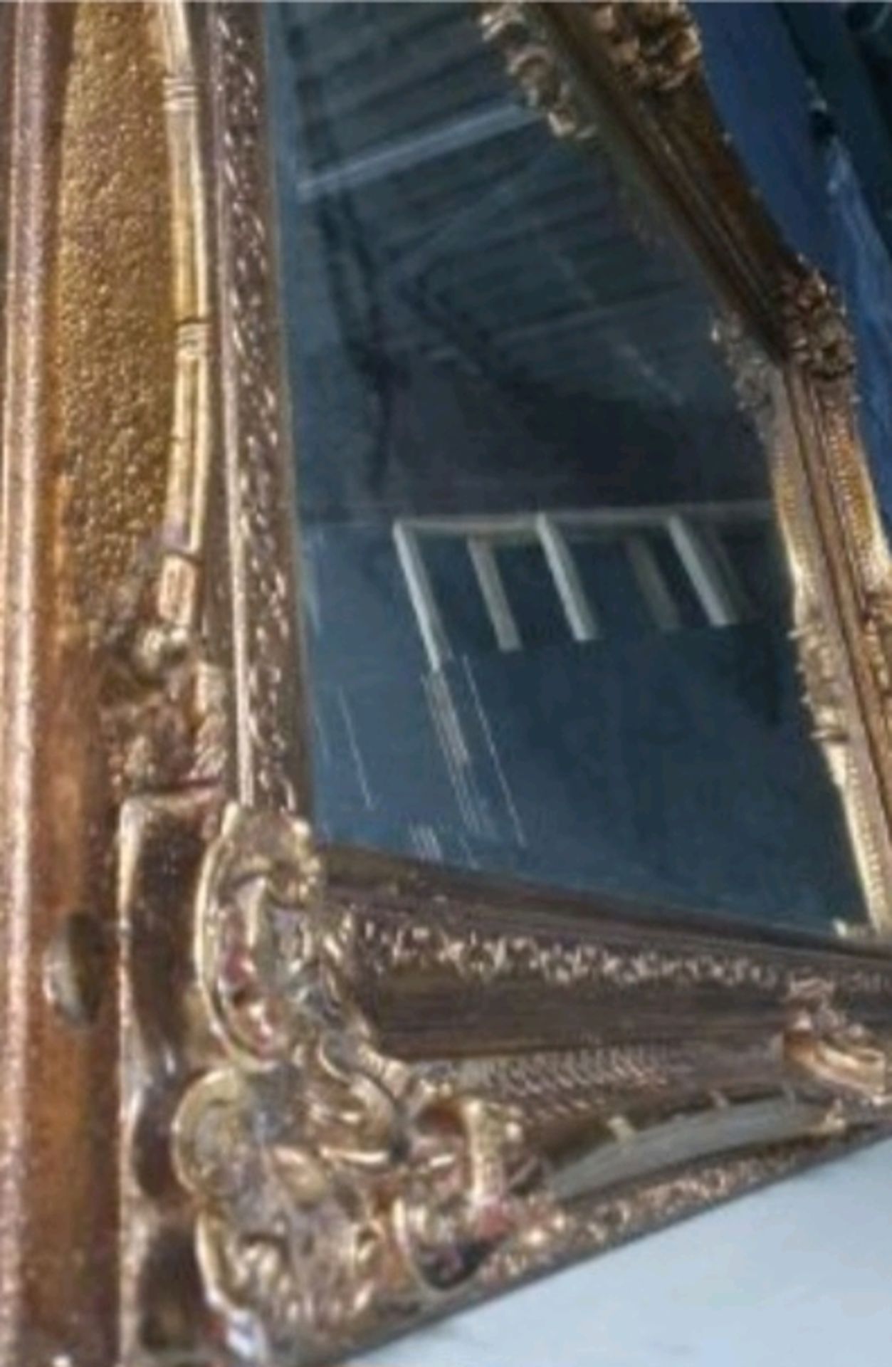 Large Ornate Wall Mirror - Image 3 of 3