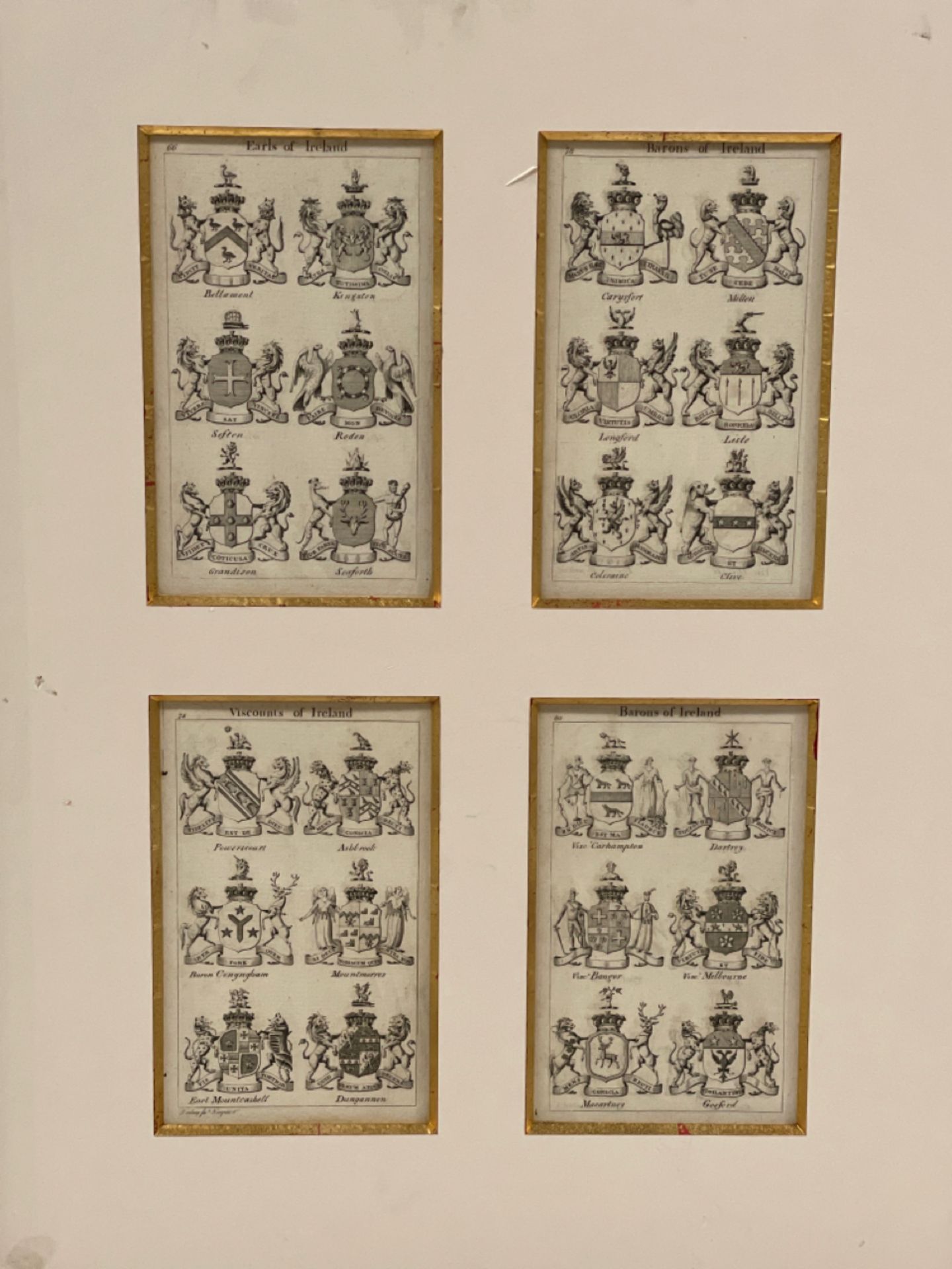 Artwork Print - Irish Coat Of Arms From Claridge's Hotel - Image 2 of 2