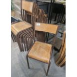 Stackable Vintage Chairs x11