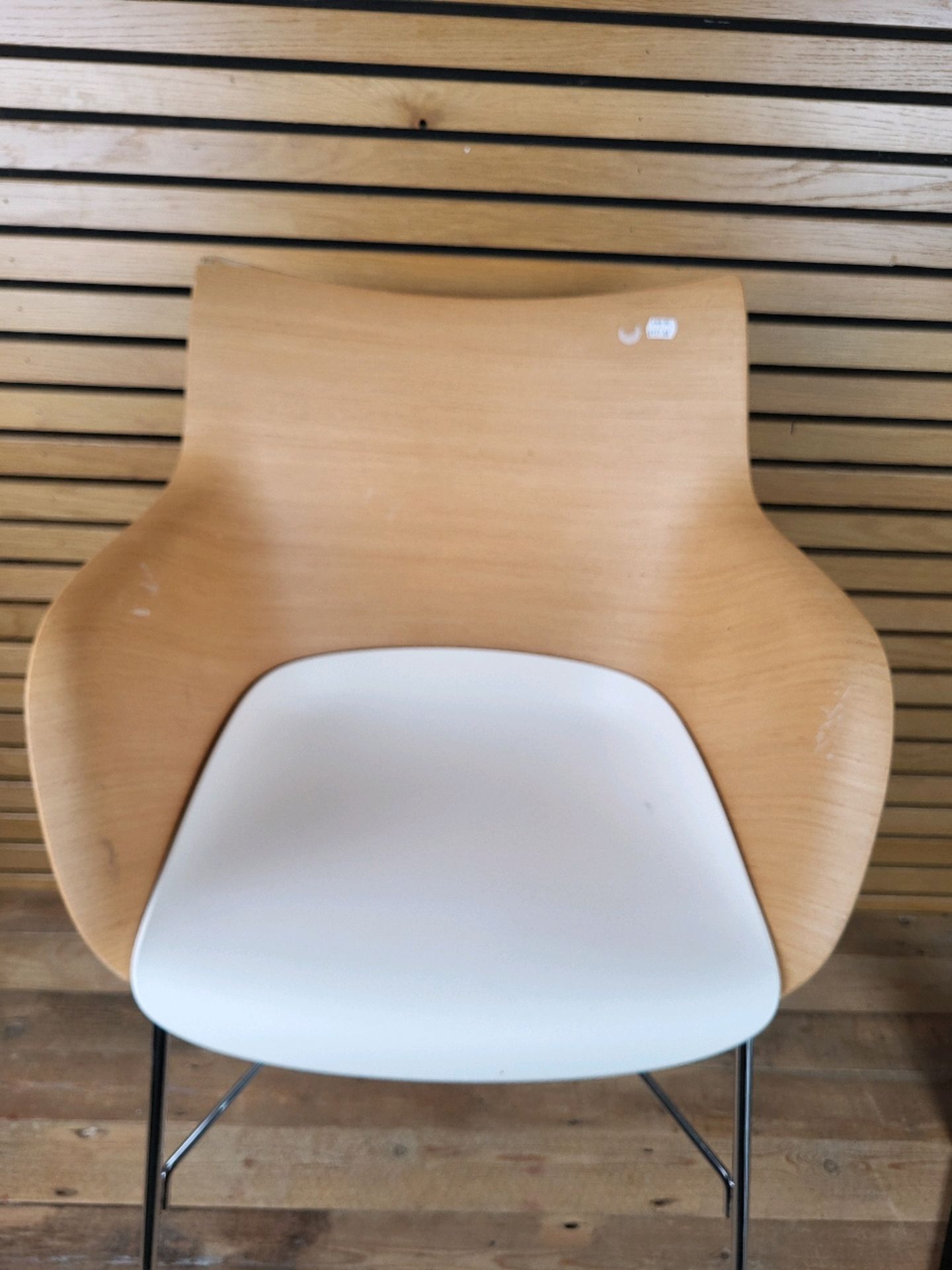 Kartell Q/Wood Arm Chair Designed By Philippe Starck - Bild 2 aus 4
