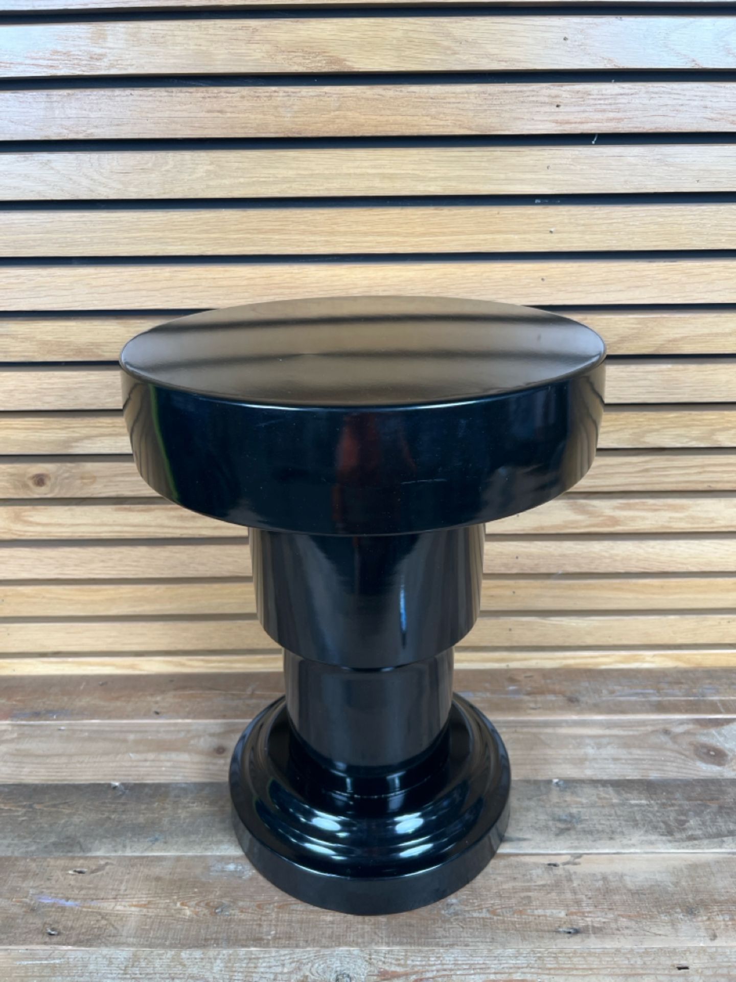 Black Gloss Side Table