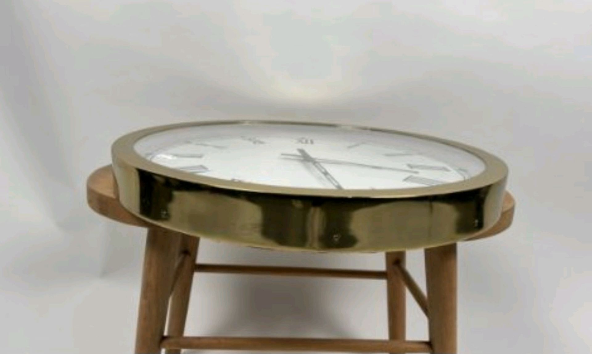 Gold Frame Wall Clock - Image 4 of 4