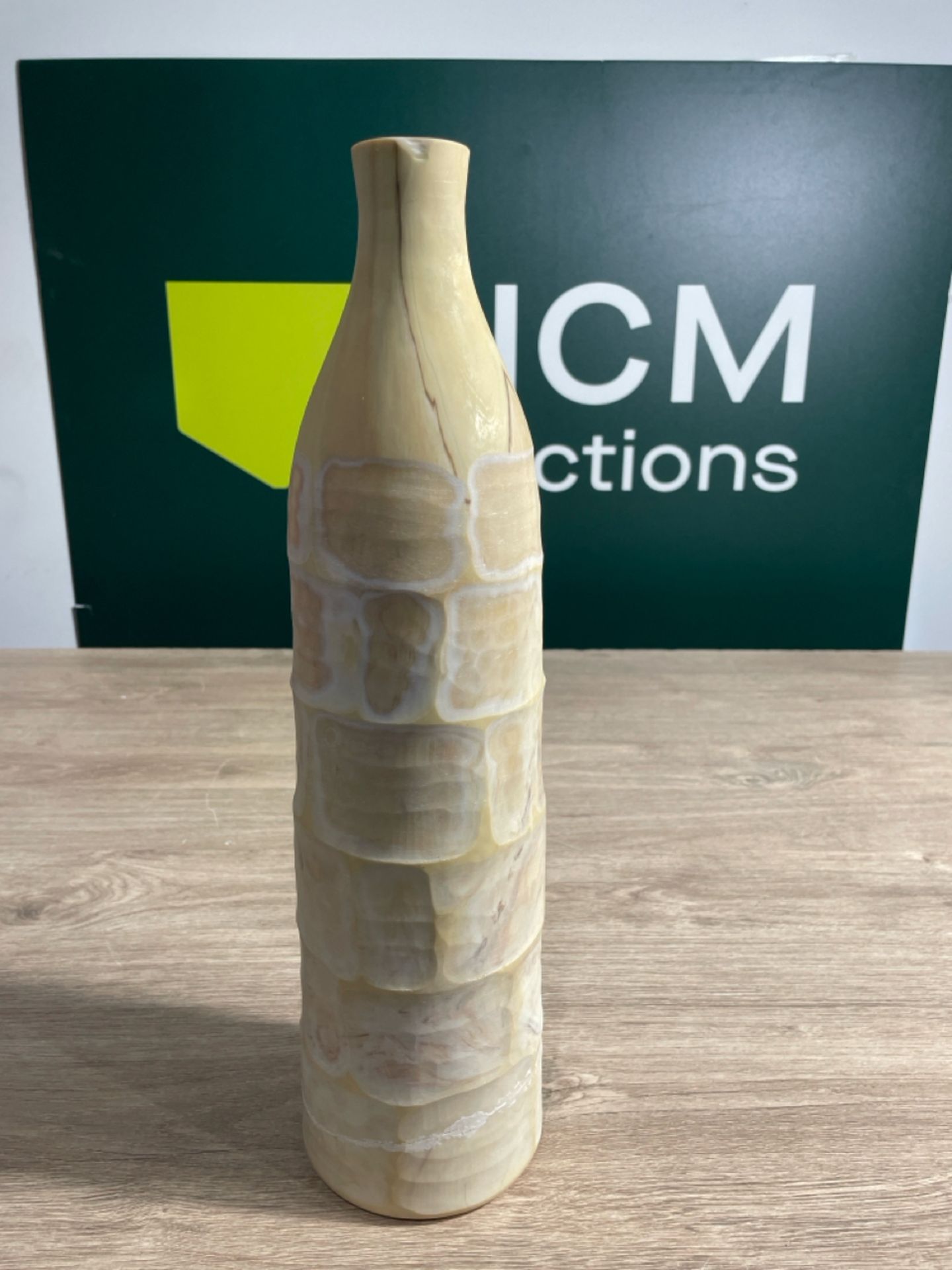 Amara Tall Bottle Artwork Vase