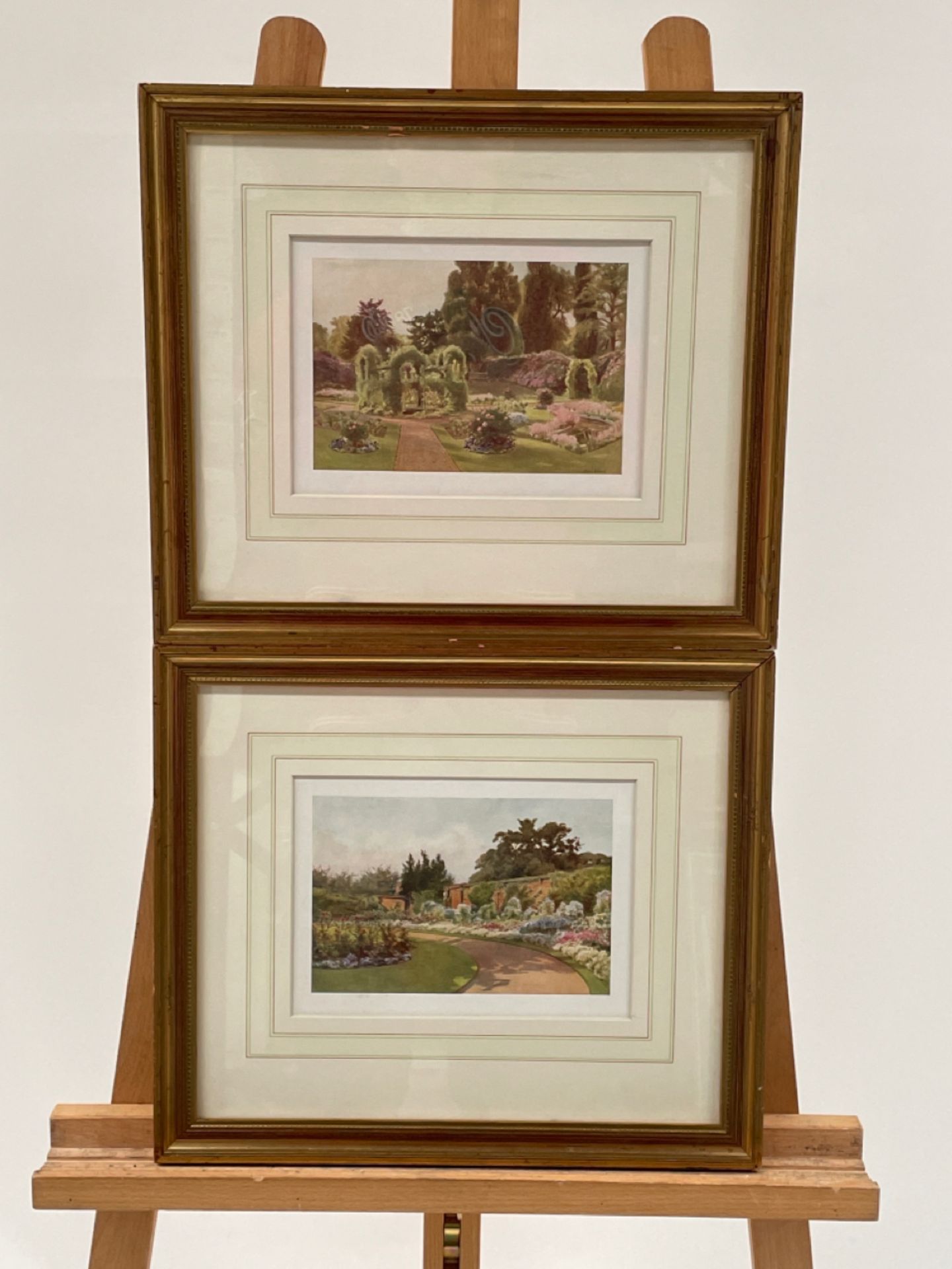 Garden Artwork Prints x2 From Claridge's Hotel