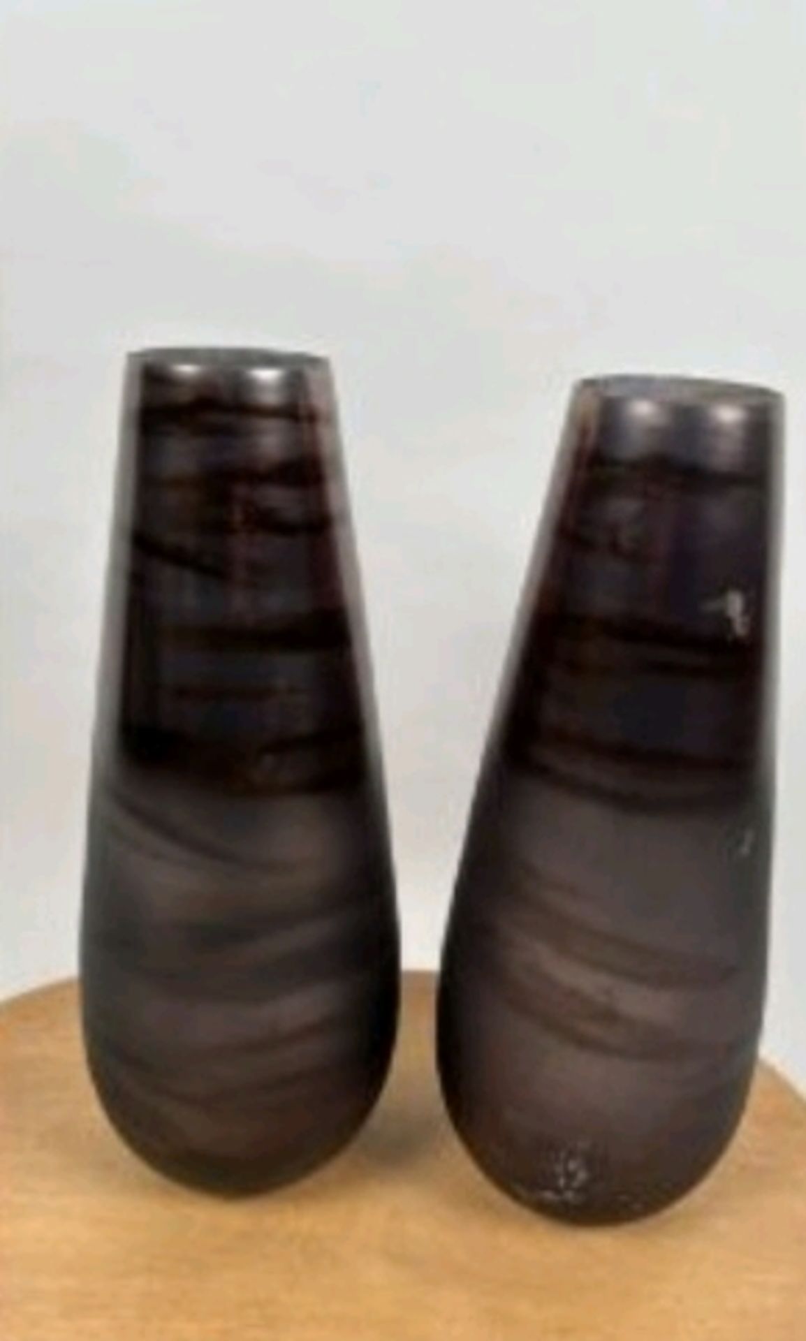 Amara Design Glass Vases x 2 - Image 4 of 4