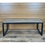 Retreat Metal Frame Bench