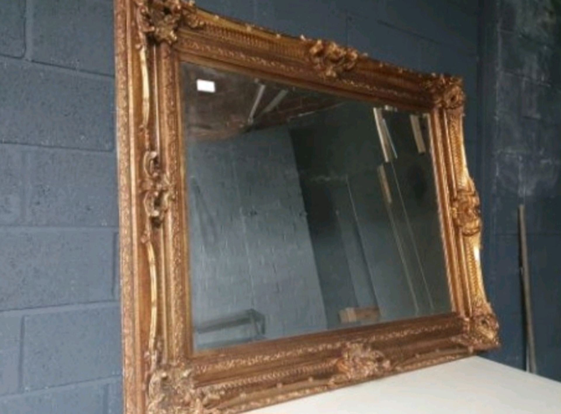 Large Ornate Wall Mirror