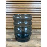 Blue Glass Planter