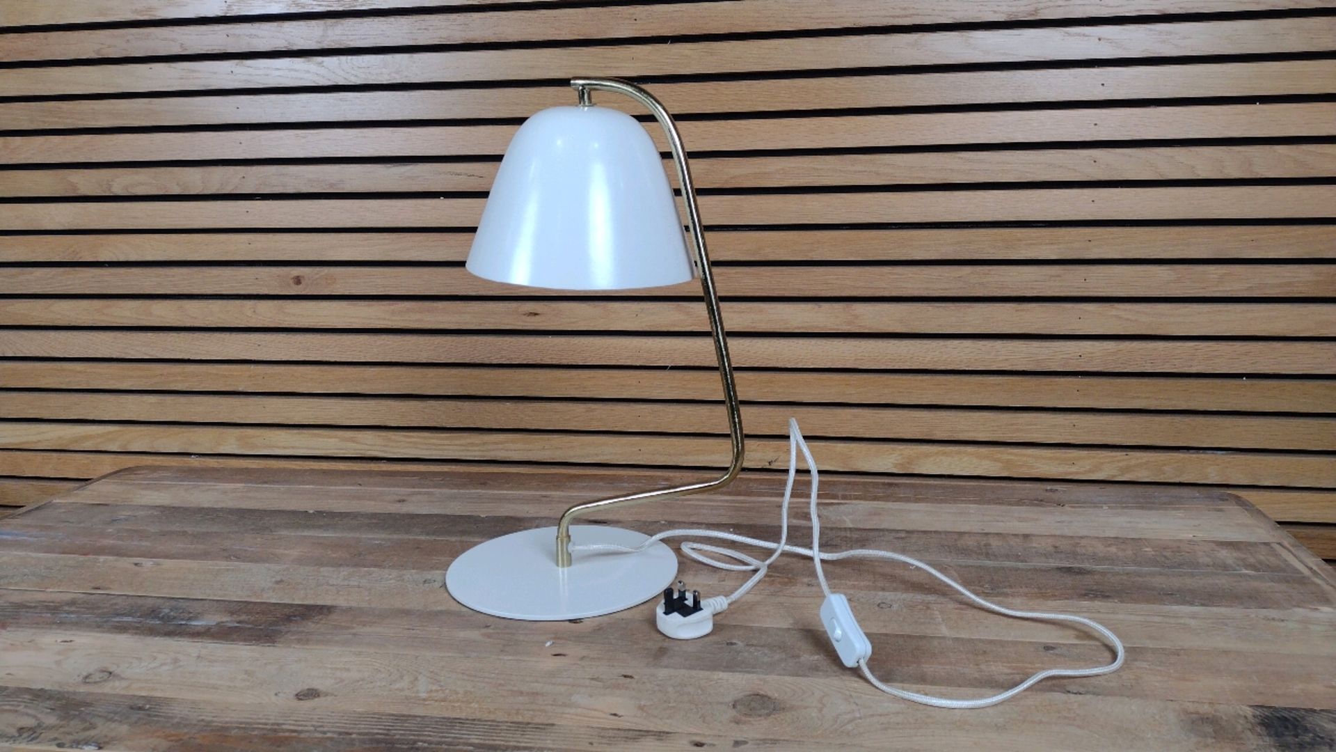 Amara White Table Lamp