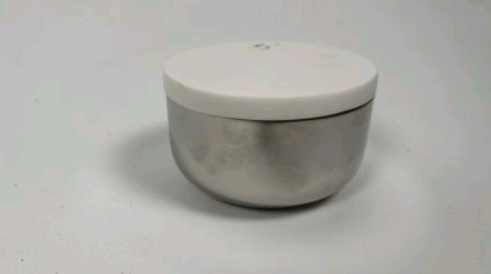 tf Silver Storage Bowl With Marble Lid - Image 3 of 4