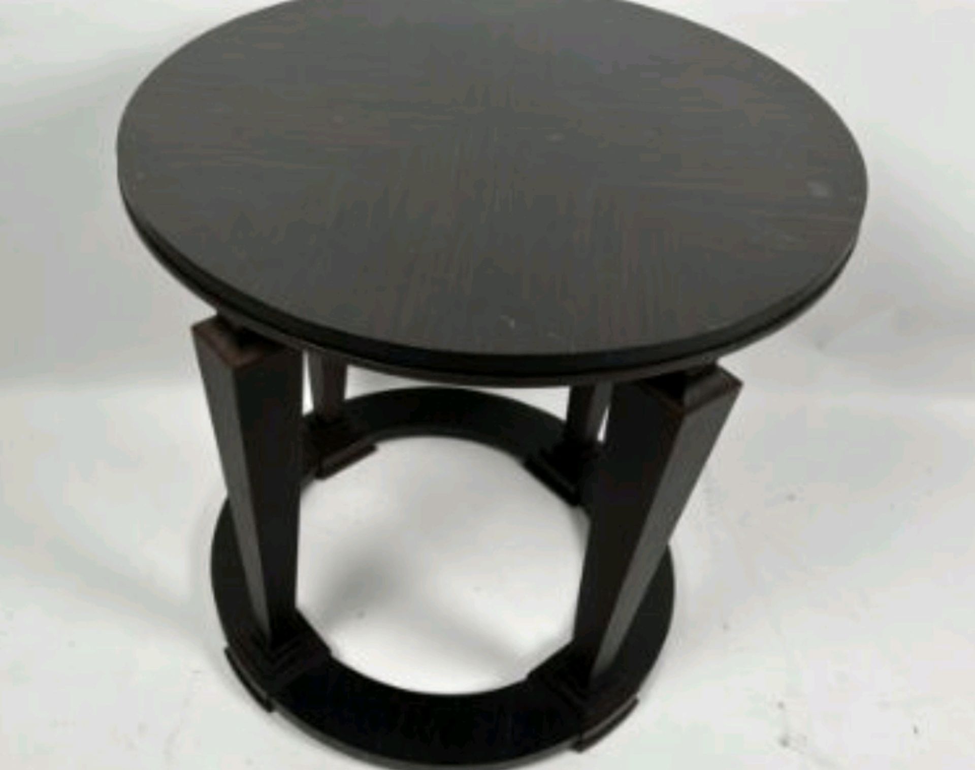 Wooden Circular Table - Image 2 of 4