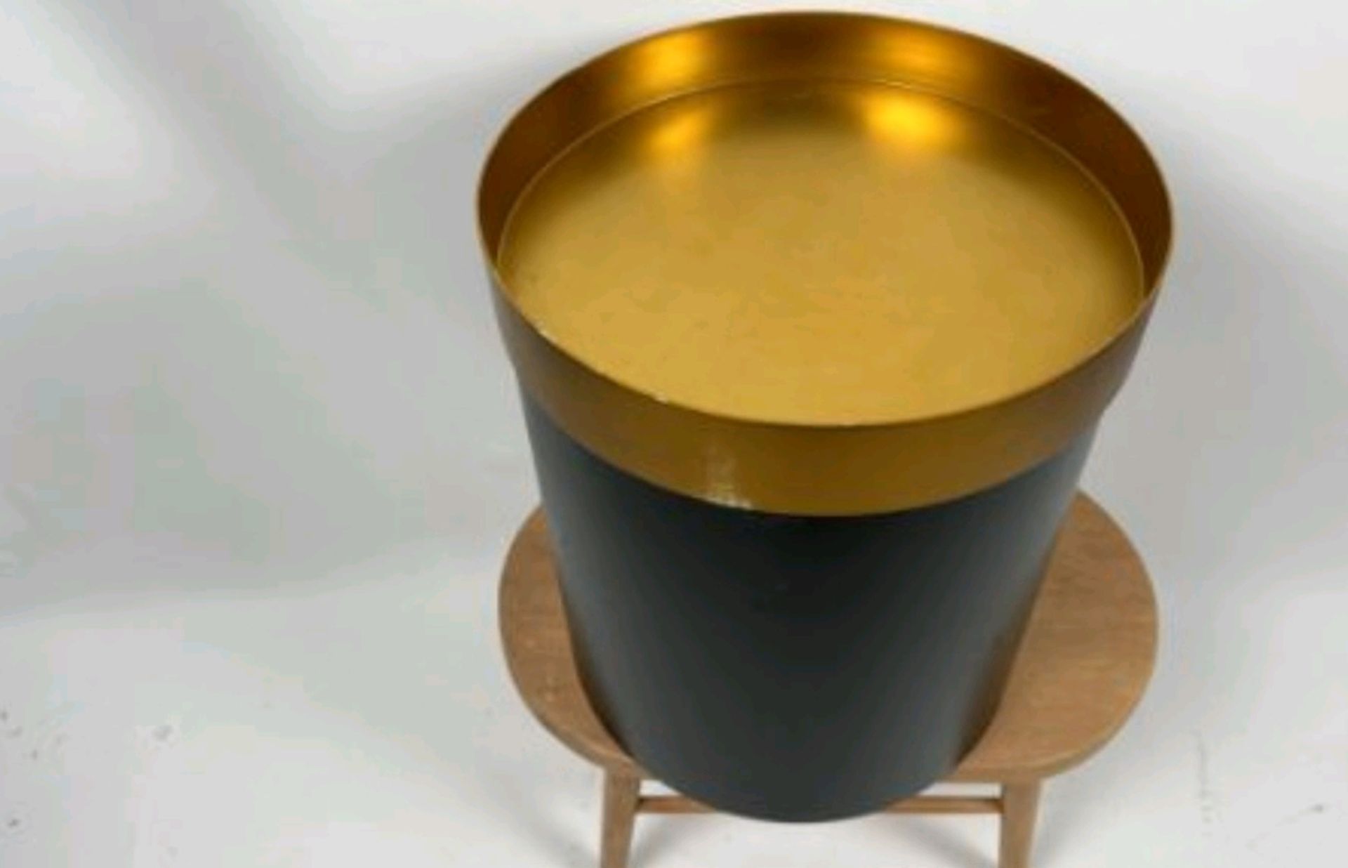 Amara Black & Gold Side Table - Image 3 of 3