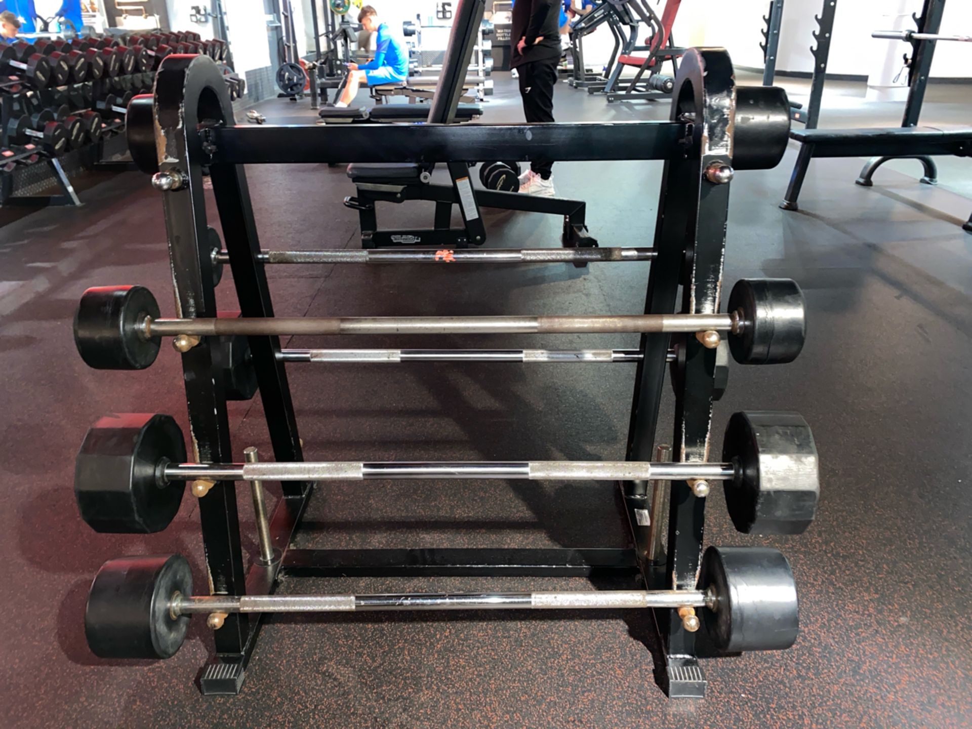 Barbell Weights & Stand - Image 2 of 6