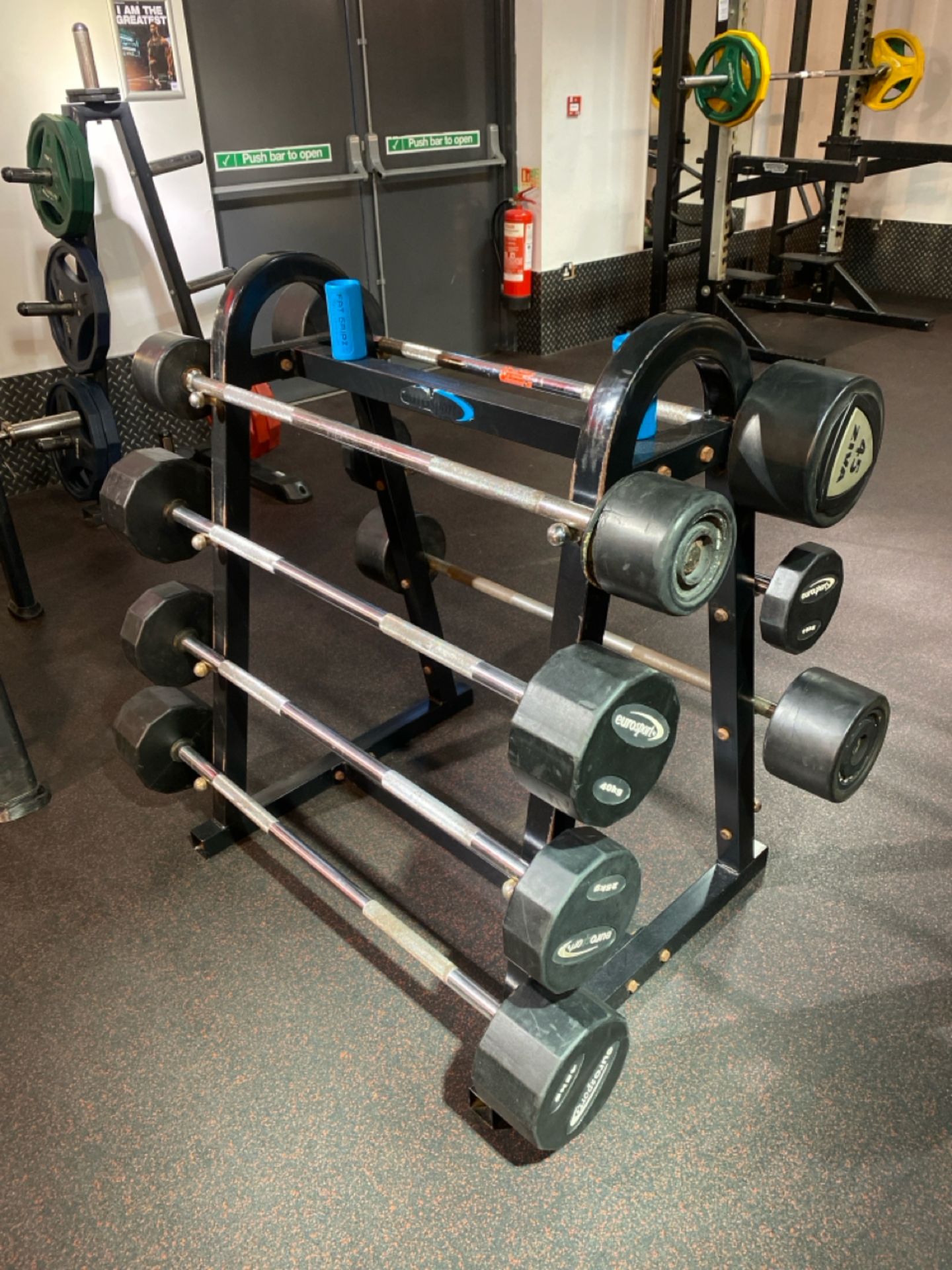 Barbell Weights & Stand - Image 4 of 8
