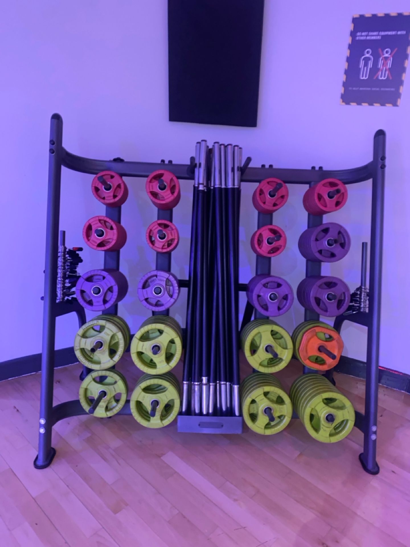 Weight Stand, Bars, Bar Clip & Weights - Image 5 of 9