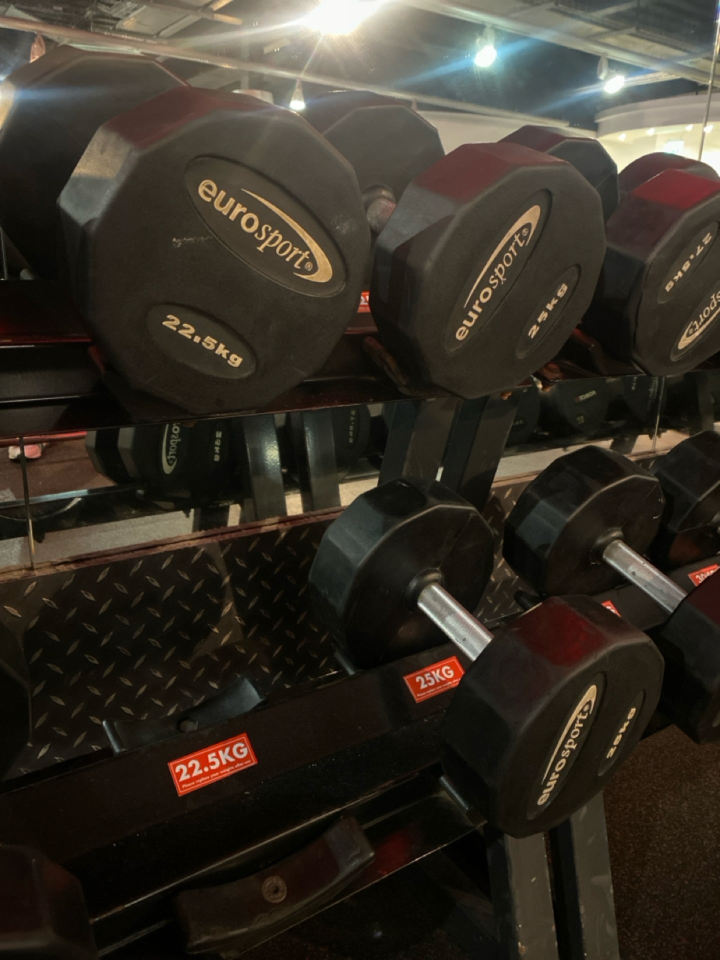 Eurosport Dumbells 22.5kg & 25kg - Image 2 of 3