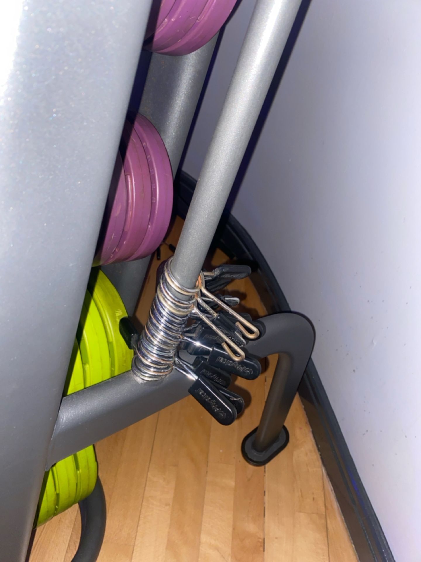 Weight Stand, Bars, Bar Clip & Weights - Image 7 of 9