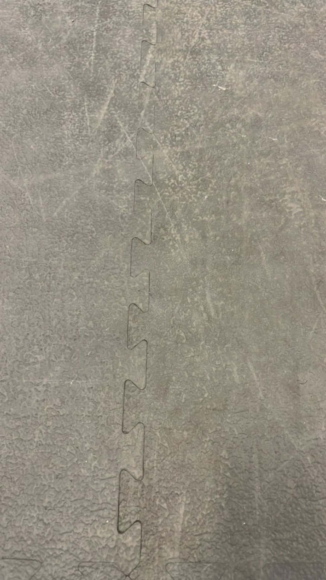 Approximately 50 Grey Interlocking Gym Floor Tiles - Image 3 of 5