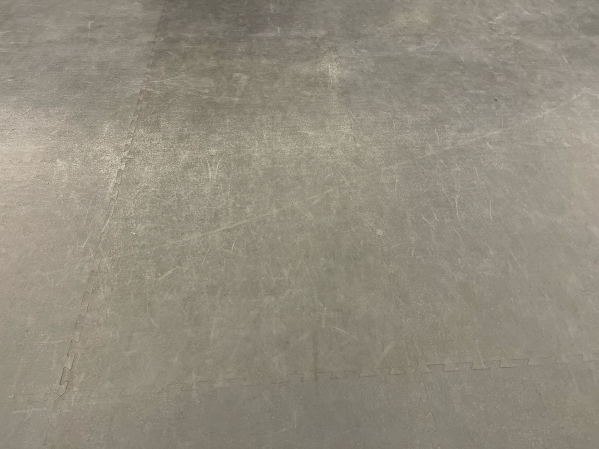 Approximately 50 Grey Interlocking Gym Floor Tiles - Image 2 of 5