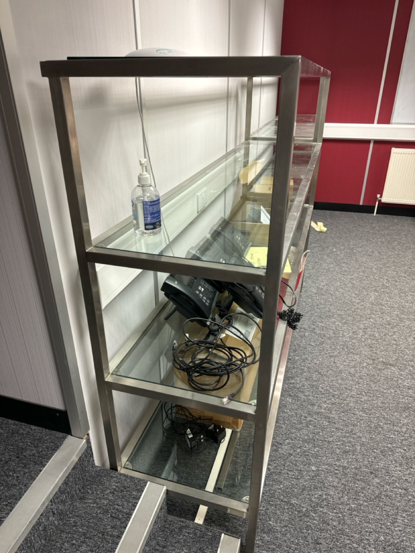 Glass Display Shelving Unit - Image 3 of 4