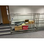 Glass Display Shelving Unit