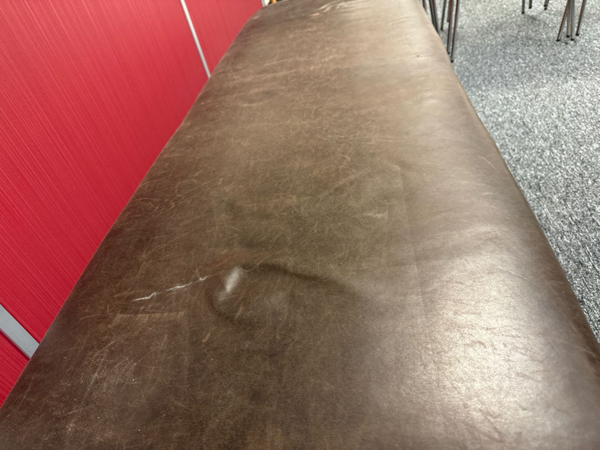 Leather Bench Seat - Image 4 of 4