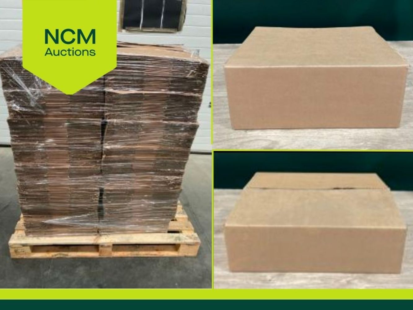 NO RESERVE - Pallets Of Cardboard Packaging Boxes Direct From Premium Retailer - Assorted Sizes & Quantities