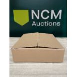 Cardboard Flat Pack boxes x 400 - 31cm x 31cm x 10cm