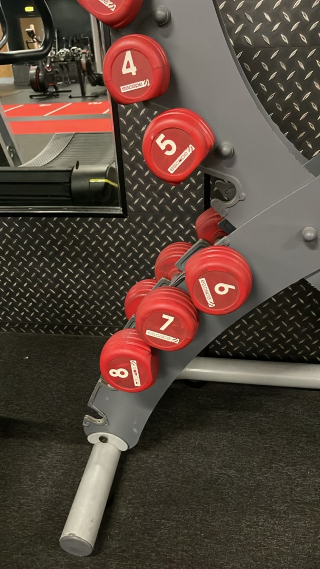 Escape Dumbells & Stand 3 -10kg - Image 6 of 7