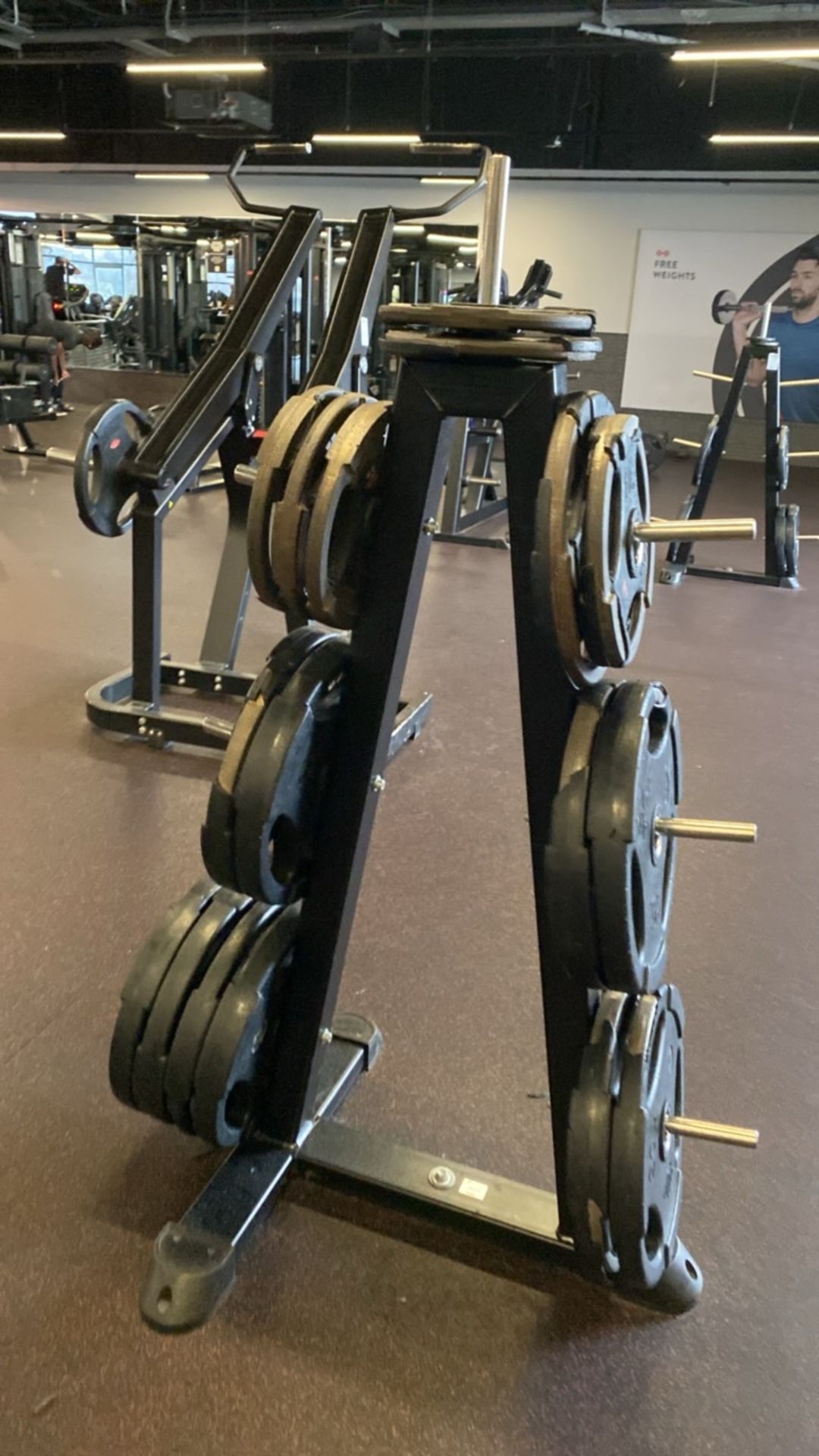 Weight Plate Tree & 10kg, 15kg, 20kg, 25kg, Plates - Image 6 of 9